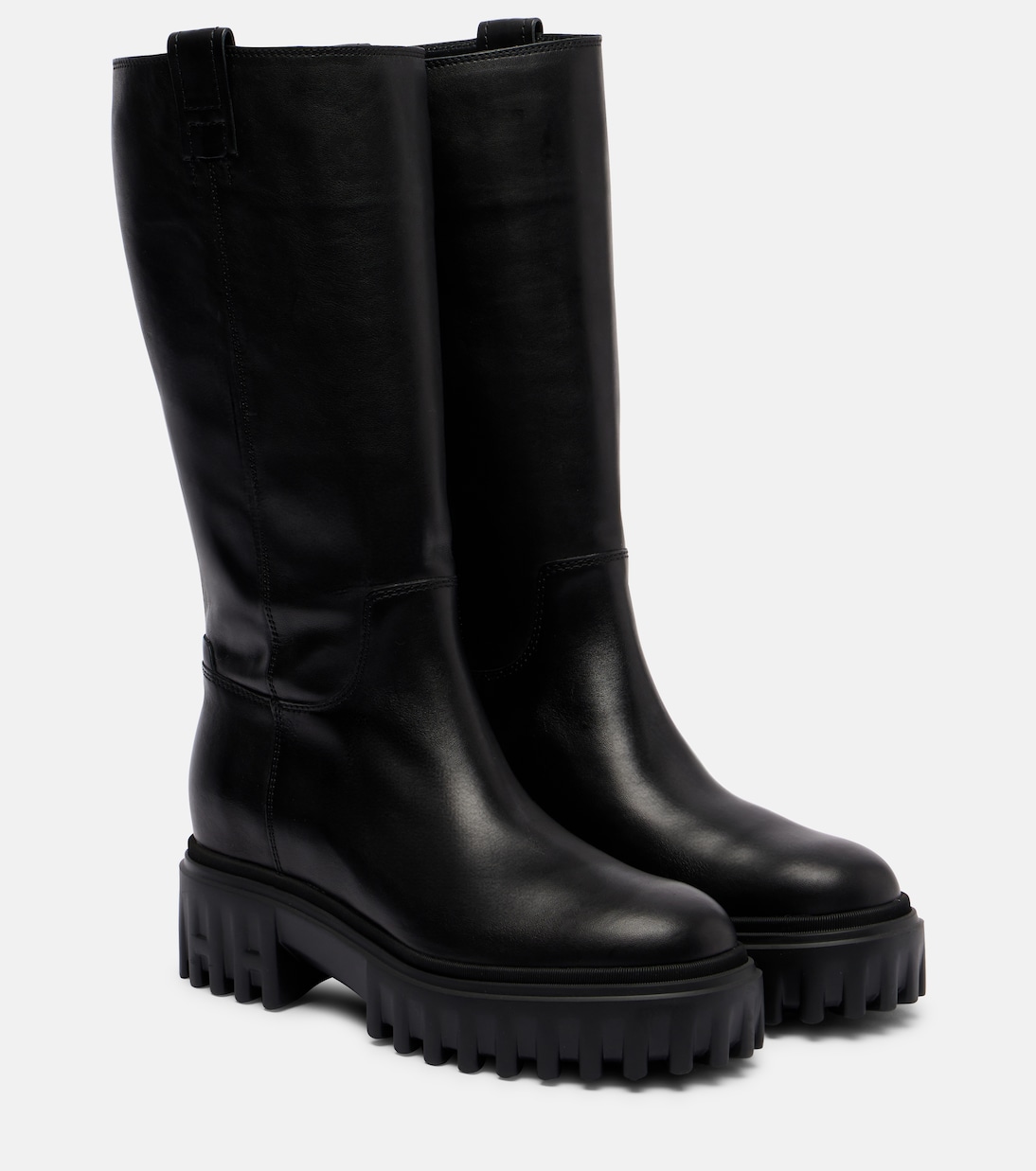 H700 leather mid-calf boots | Hogan