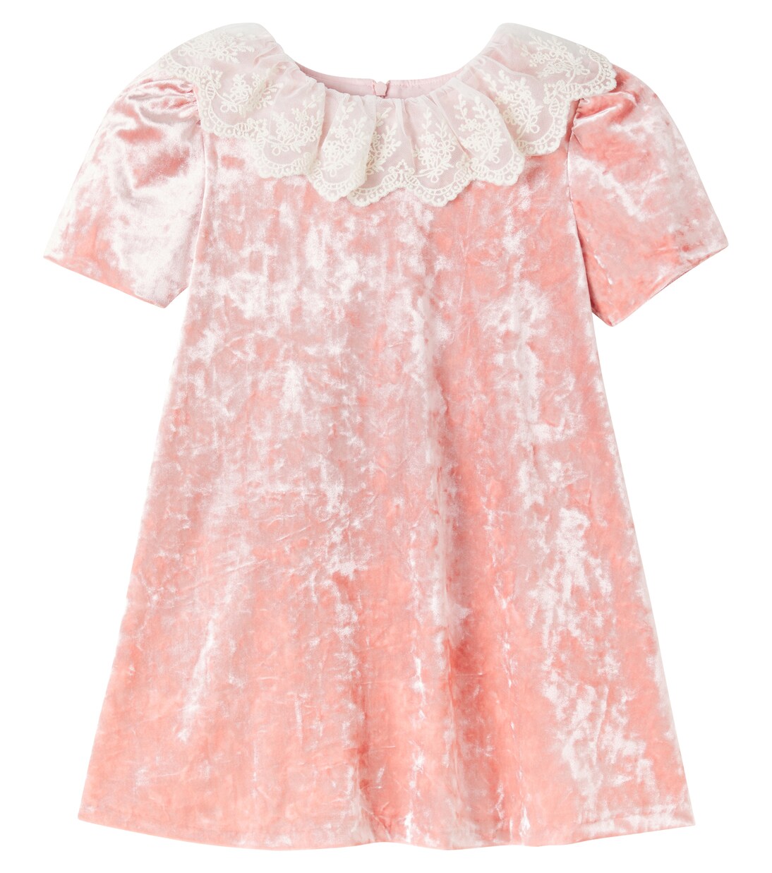 Lace-trimmed tie-dye dress | Patachou