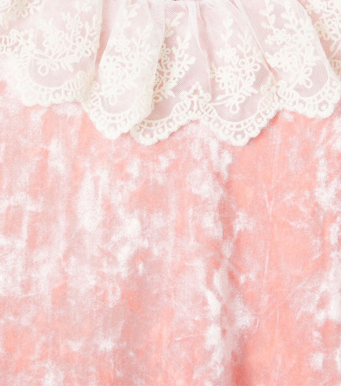 Lace-trimmed tie-dye dress | Patachou