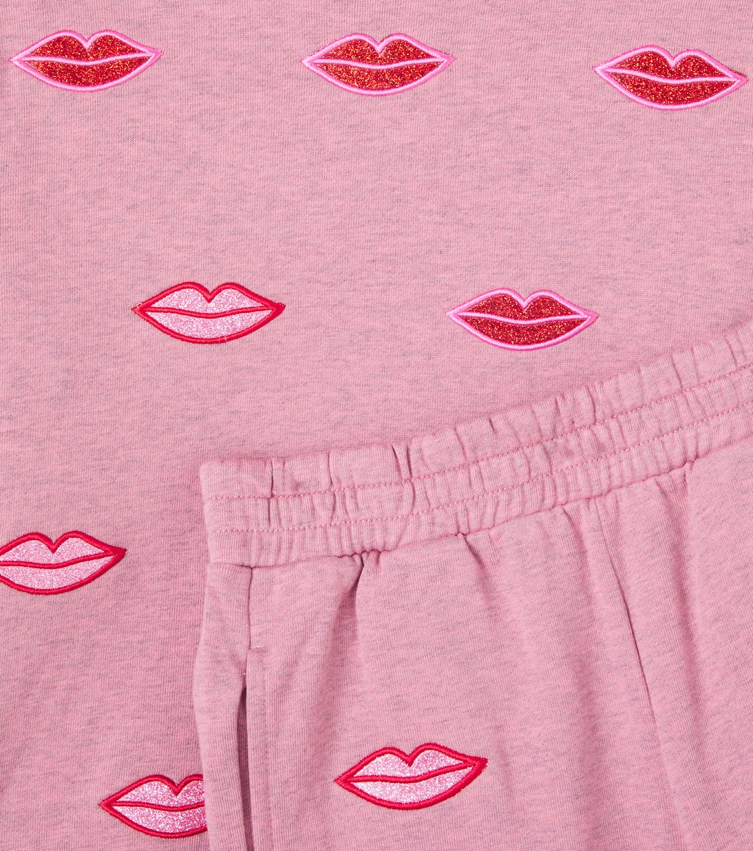 Cotton jersey sweatshirt and sweatpants set | Stella McCartney Kids