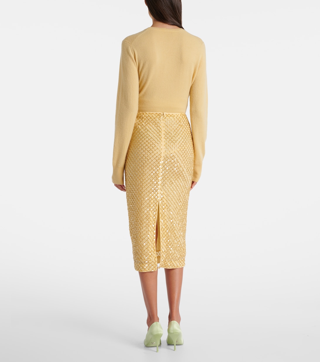 Allora beaded midi skirt | Veronica Beard