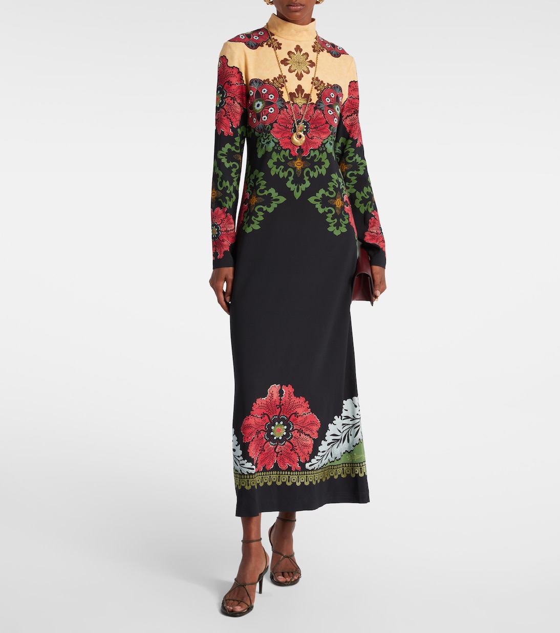 Maxikleid Halle aus Satin | La DoubleJ