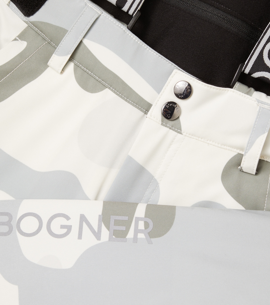 Yuki logo camouflage ski salopettes | Bogner Kids