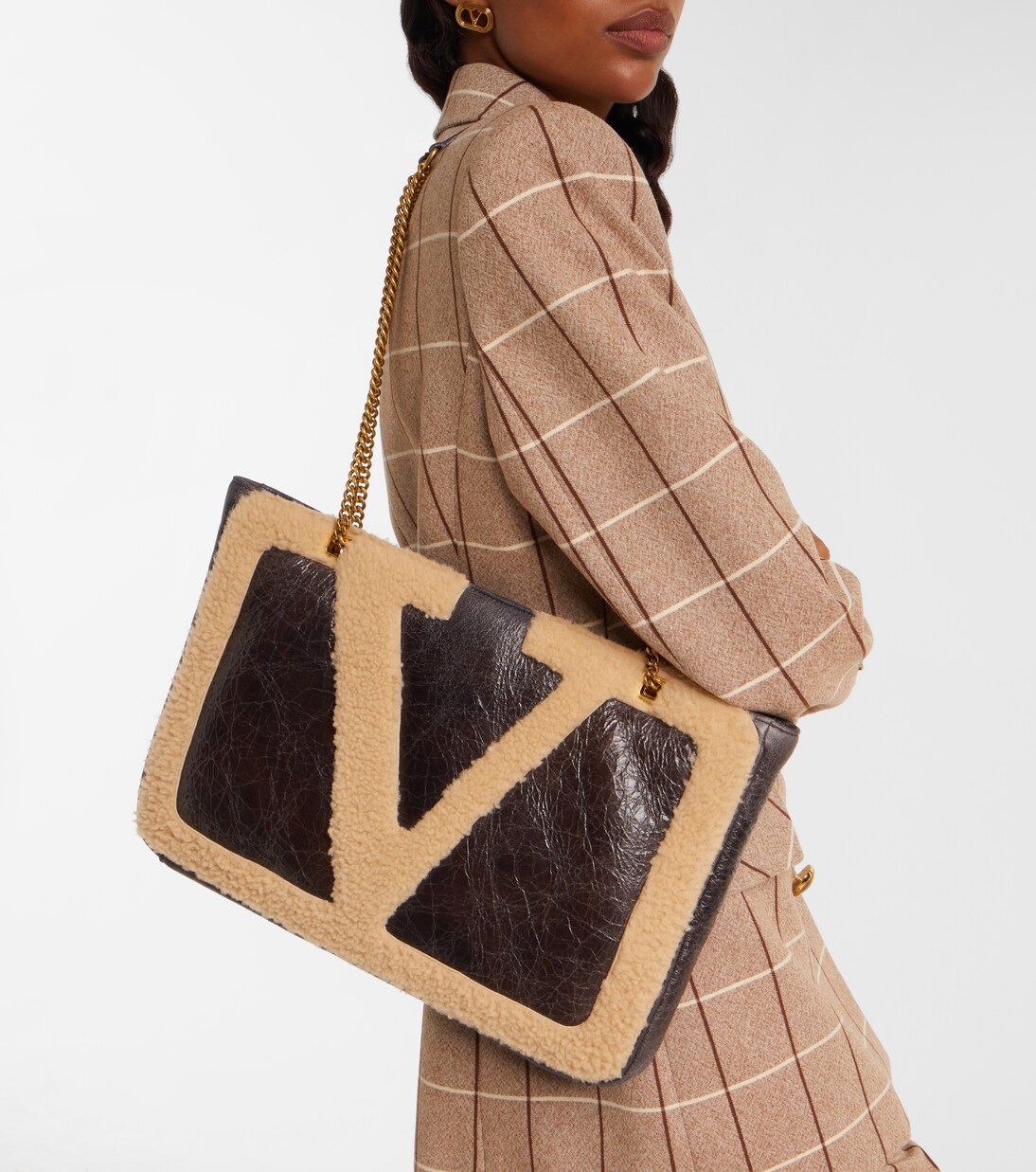 Tote Bag Viva Superstar Medium aus Leder | Valentino Garavani