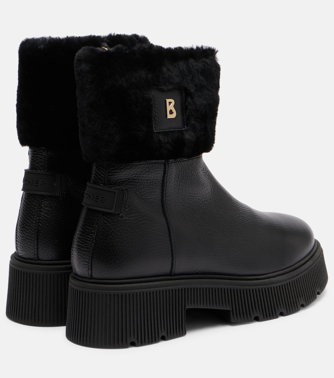 Turin shearling-lined leather ankle boots | Bogner