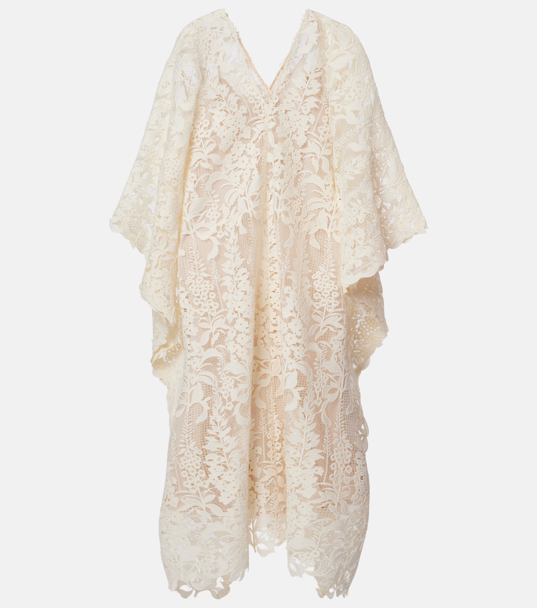 Guipure lace kaftan  | Oscar de la Renta