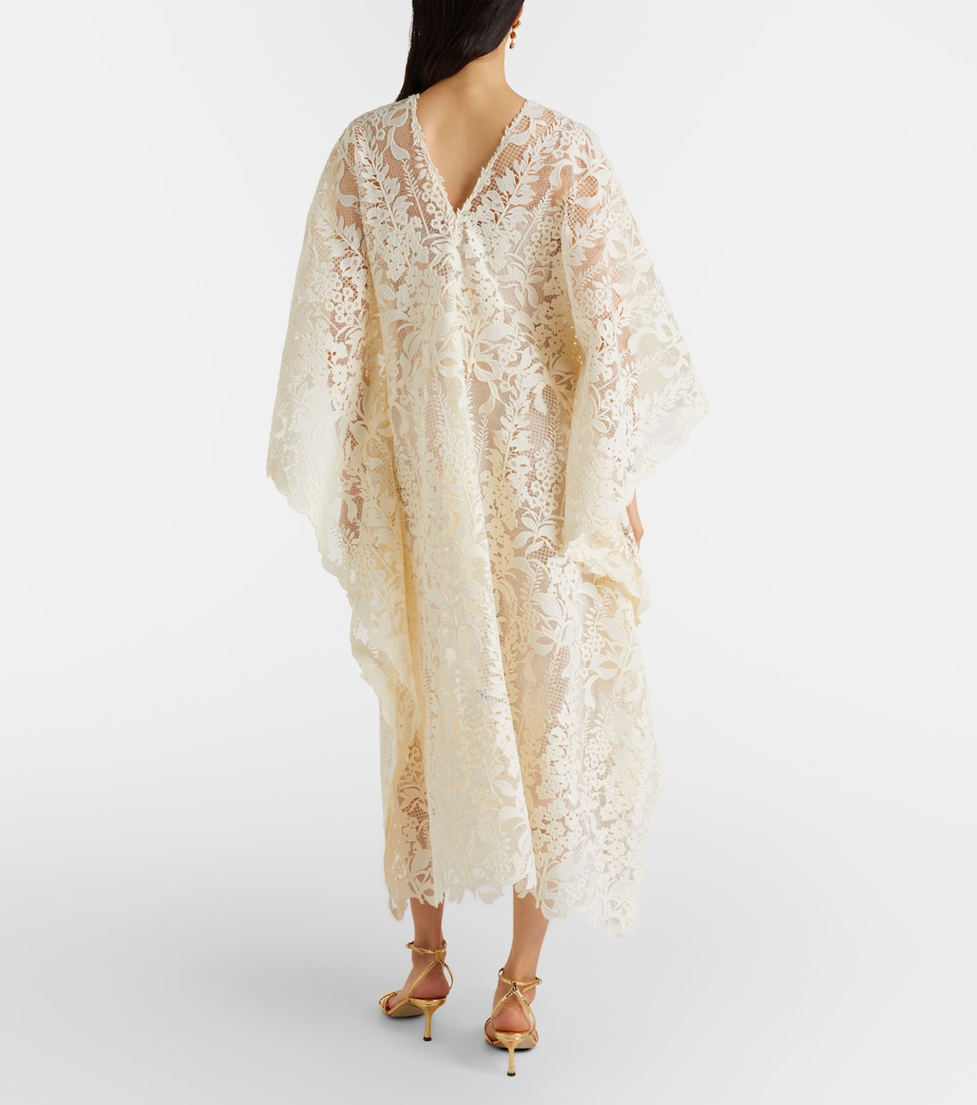 Guipure lace kaftan  | Oscar de la Renta