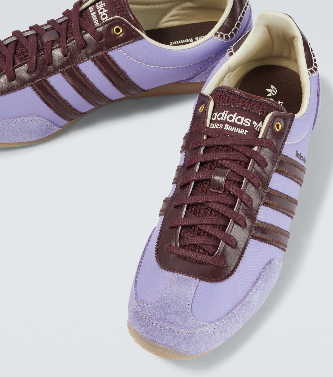 x Wales Bonner Japan suede-trimmed sneakers | Adidas