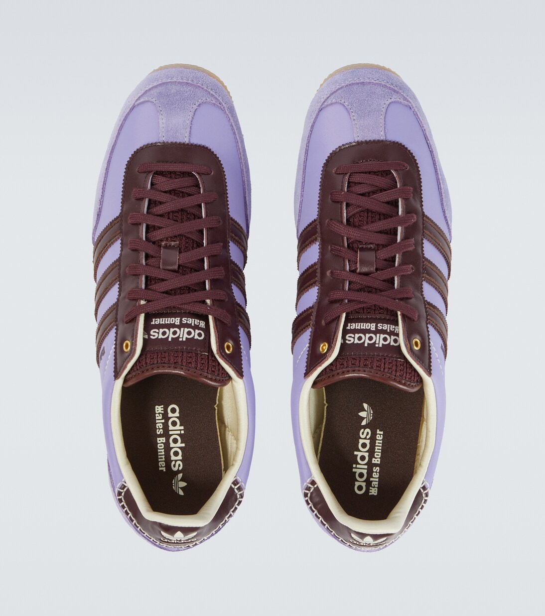 x Wales Bonner Japan suede-trimmed sneakers | Adidas