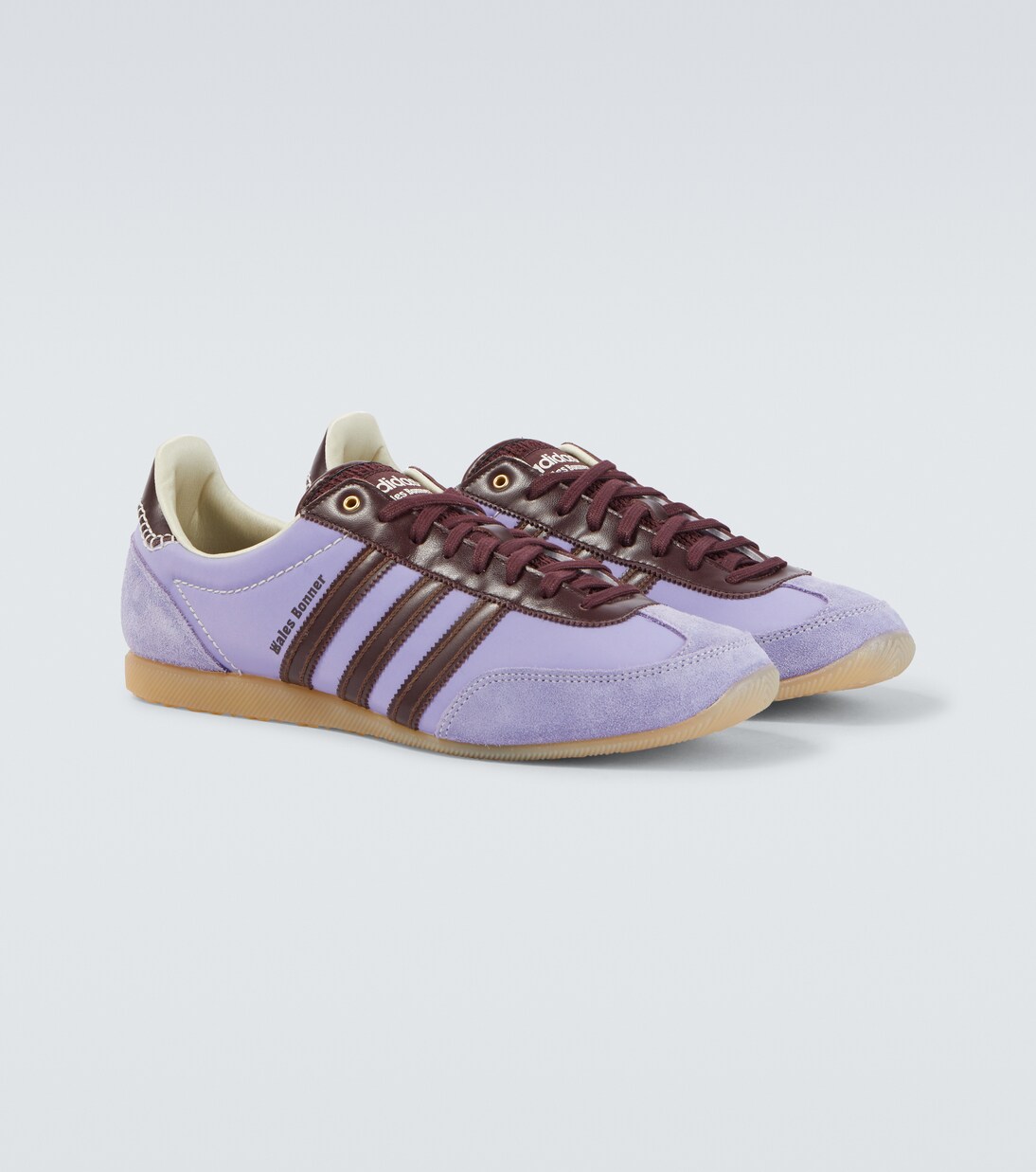 x Wales Bonner Japan suede-trimmed sneakers | Adidas