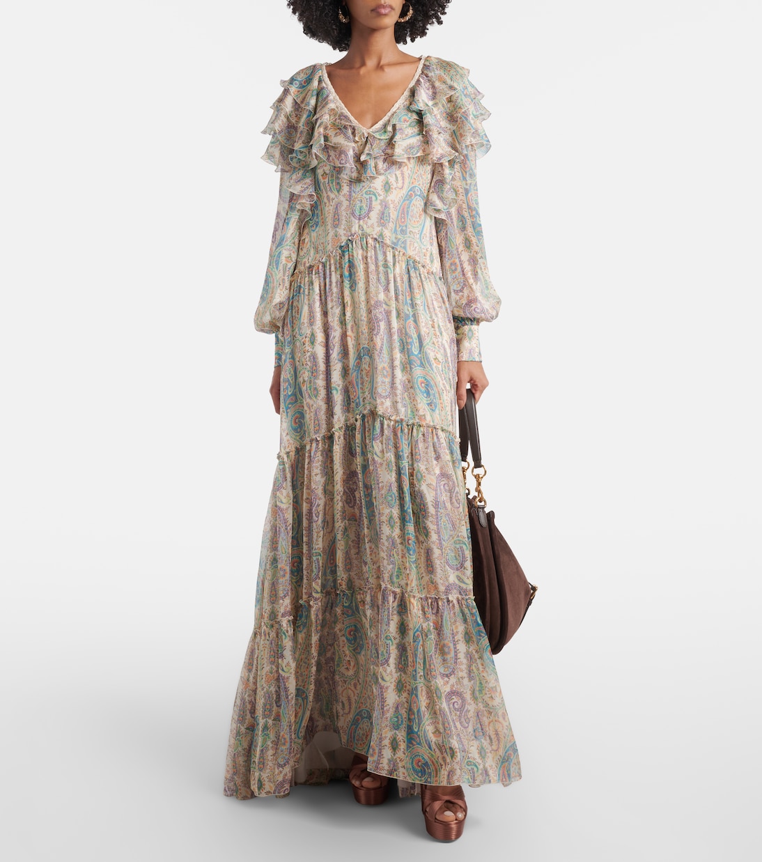 Sandali con plateau Sundance 140 in raso | Aquazzura