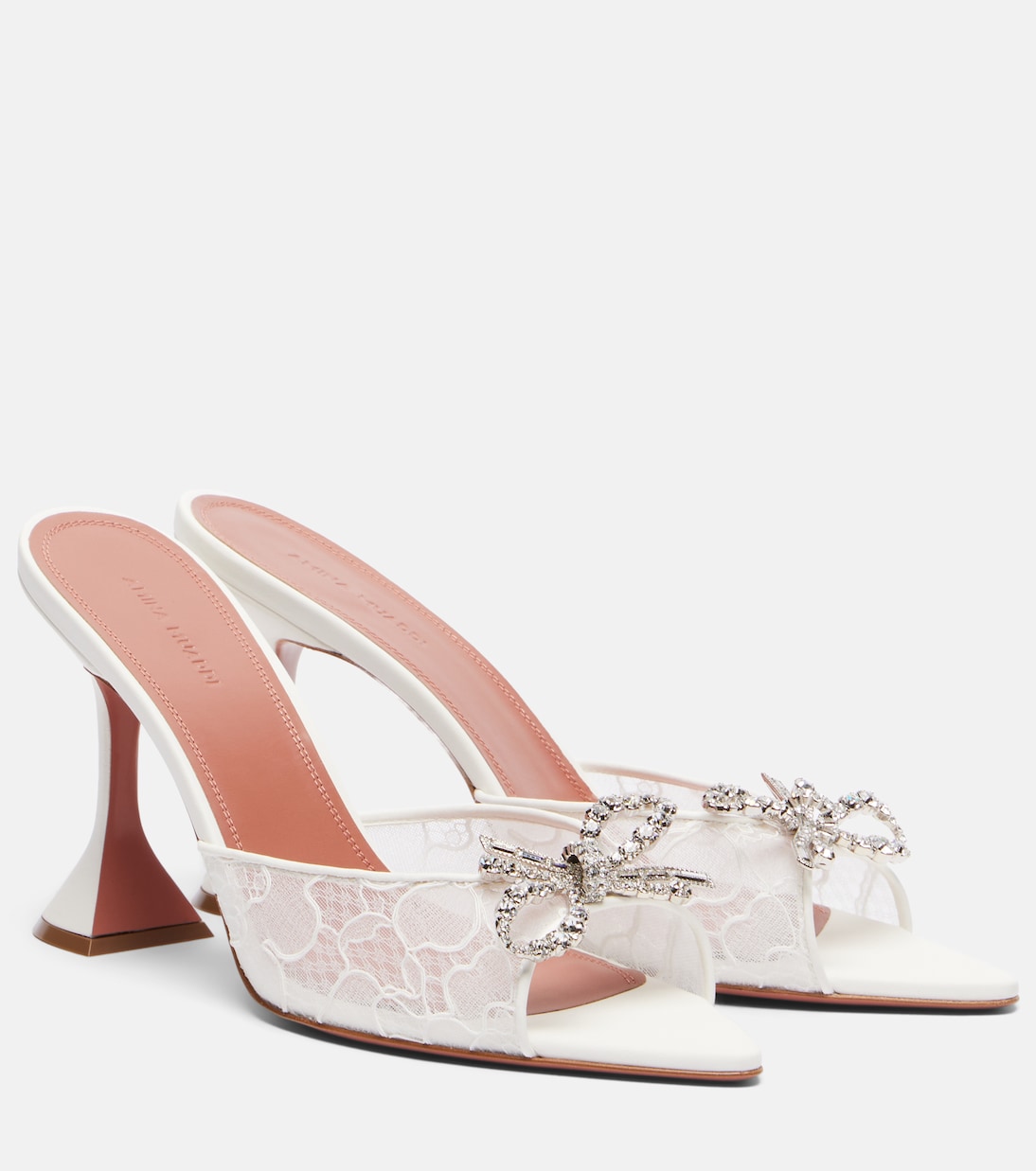 Verzierte Mules Rosie aus Spitze | Amina Muaddi