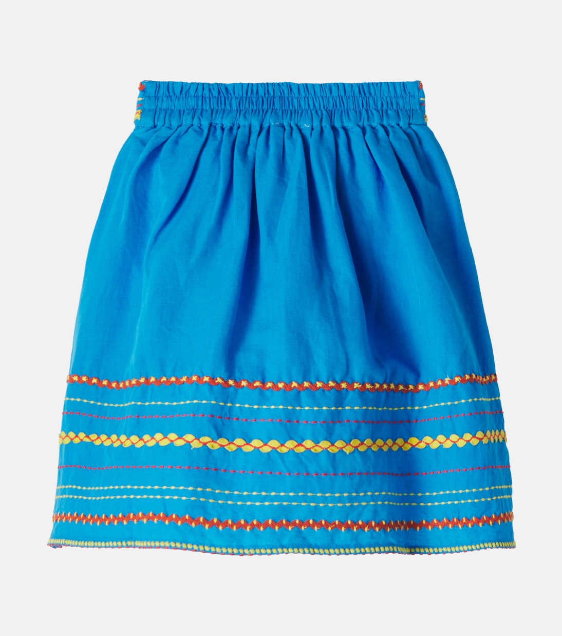 Embroidered linen and cotton skirt | Stella McCartney Kids