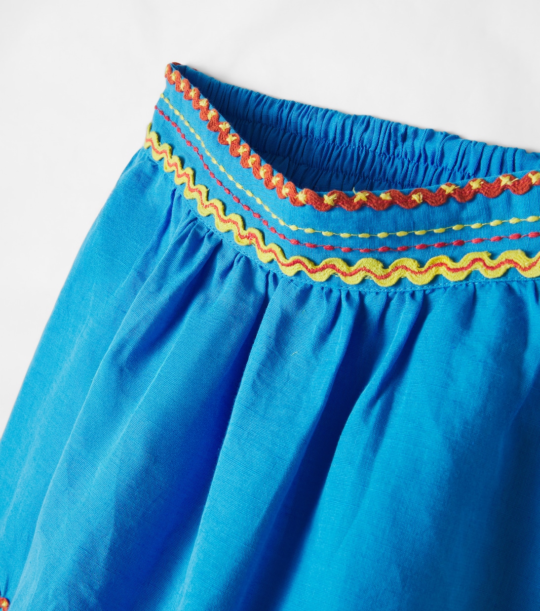 Embroidered linen and cotton skirt | Stella McCartney Kids