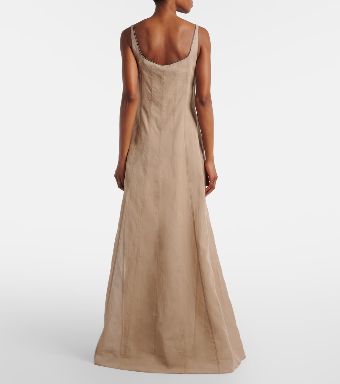 Cotton maxi dress | Brunello Cucinelli