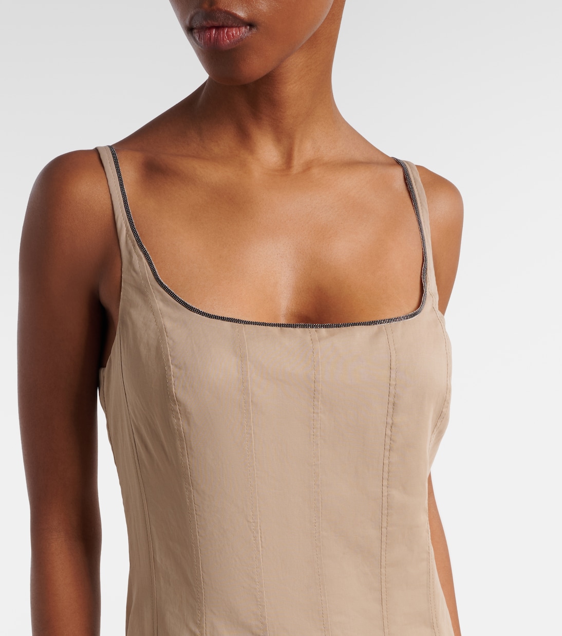 Cotton maxi dress | Brunello Cucinelli