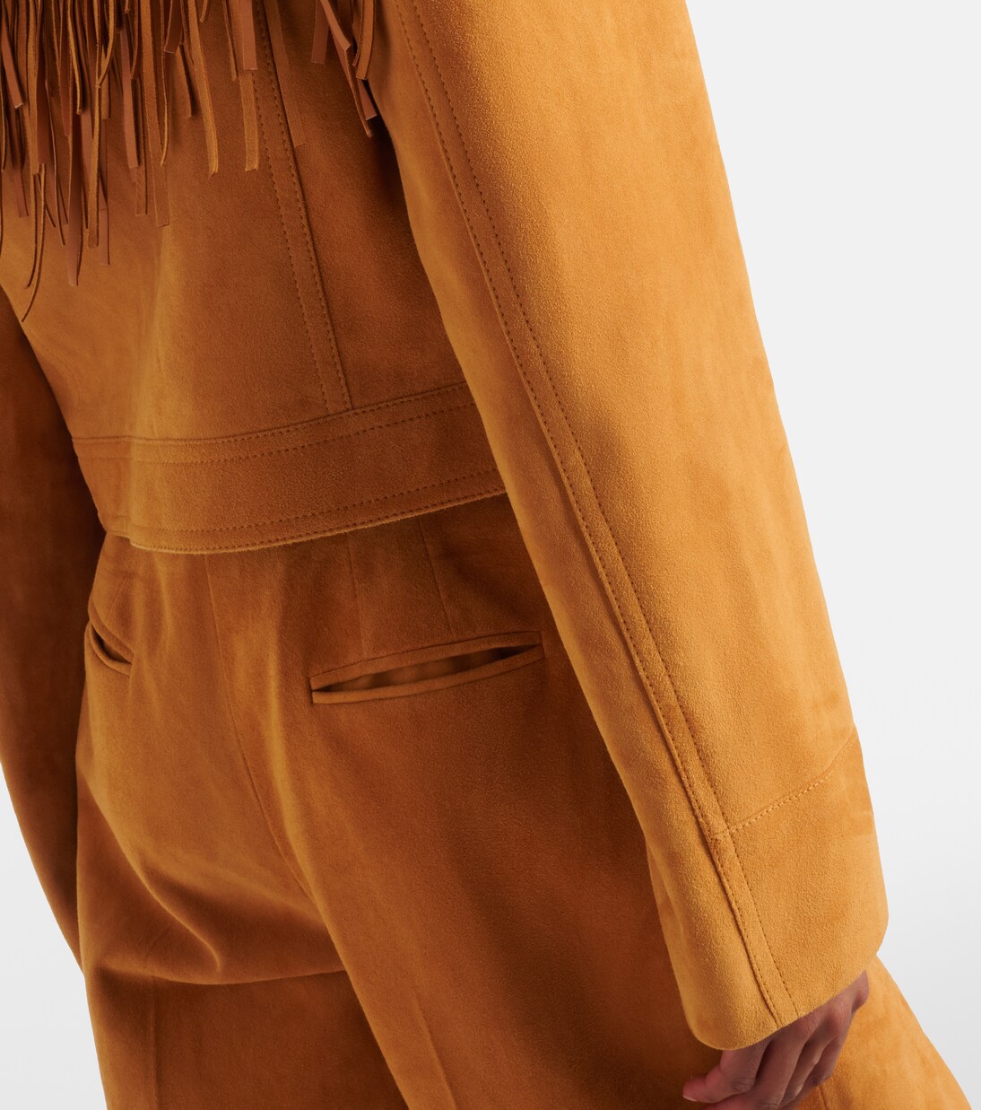 Azra embellished fringed suede jacket | Gabriela Hearst