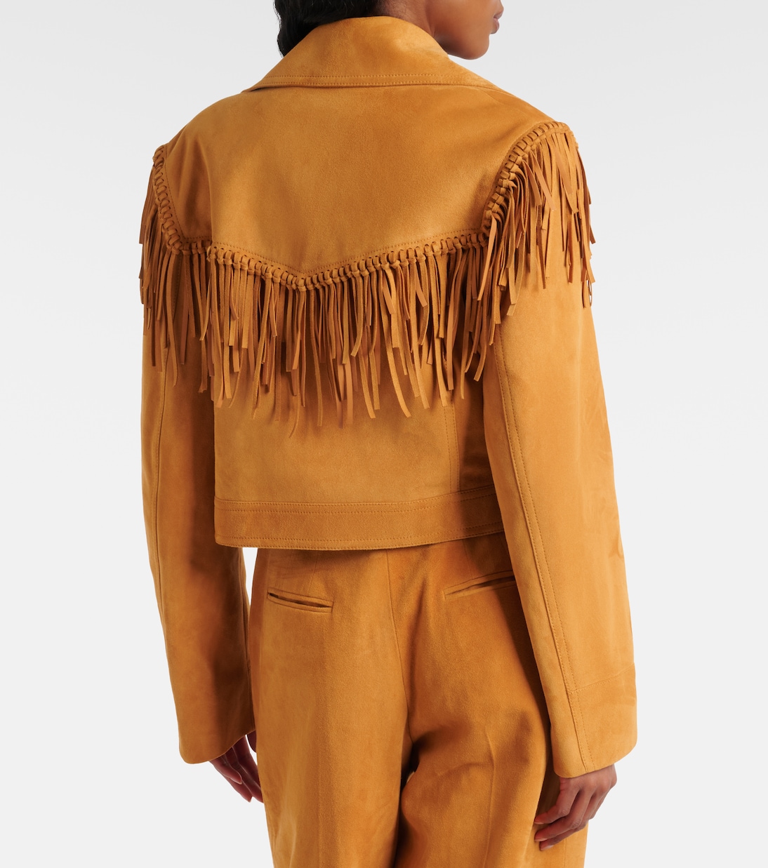 Azra embellished fringed suede jacket | Gabriela Hearst