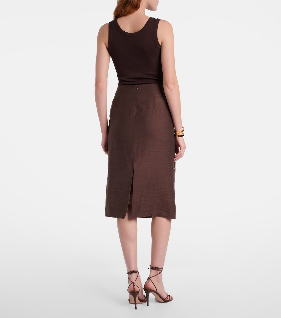 Sequined midi skirt | Xu Zhi