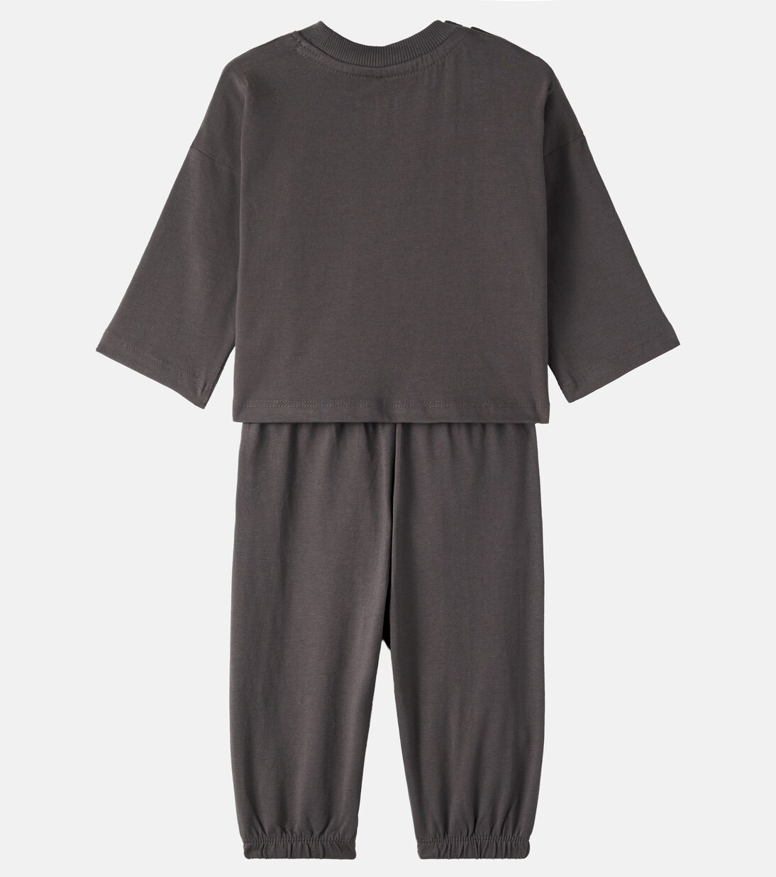 Alien cotton jersey top and sweatpants set | Mini Rodini