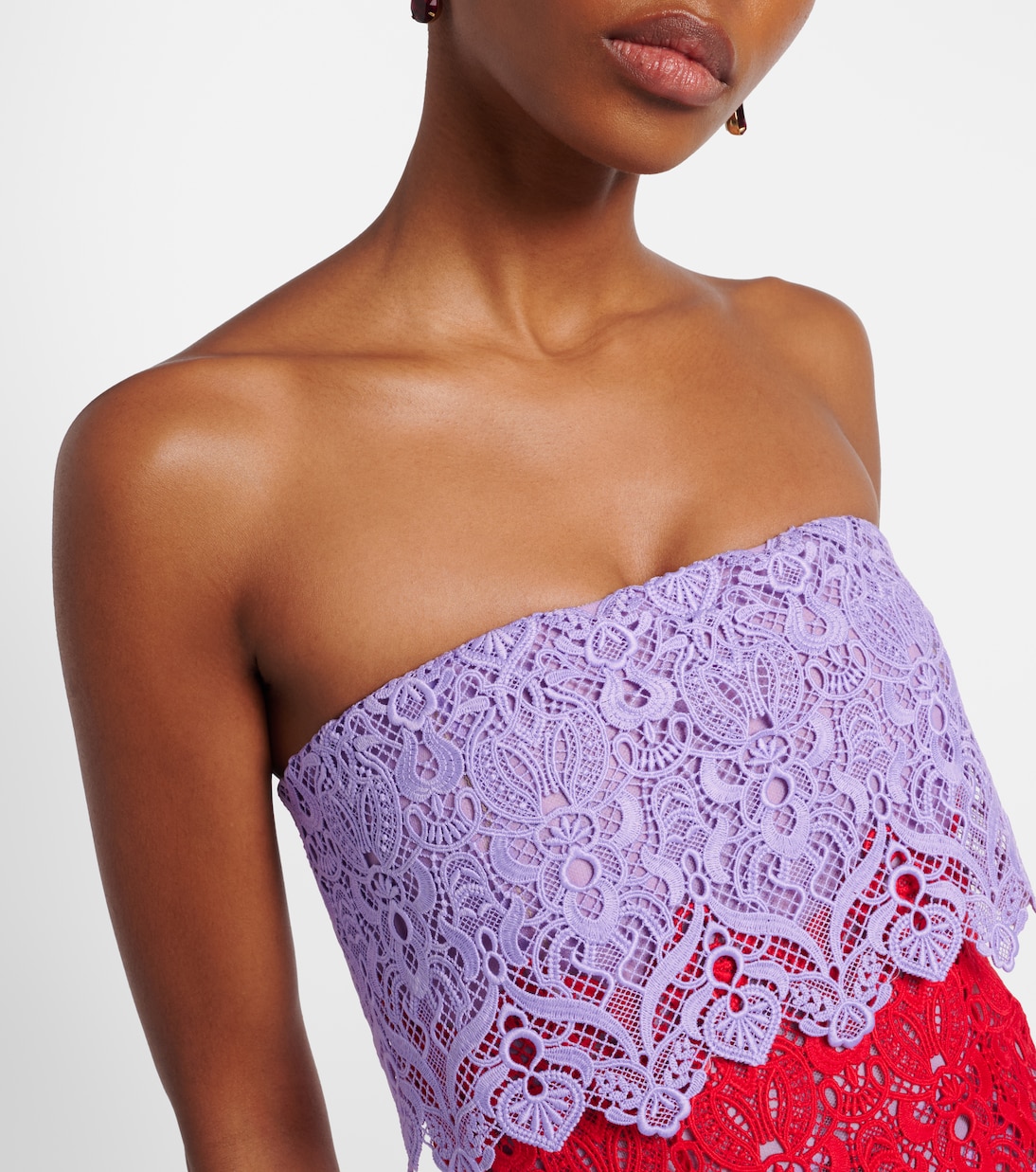 Robe de cocktail en dentelle | Carolina Herrera