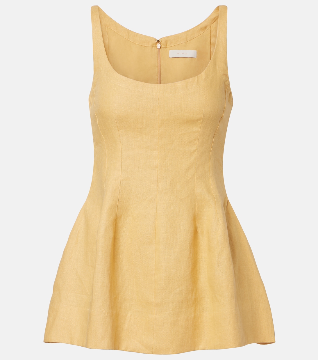 Syna peplum linen top | Faithfull