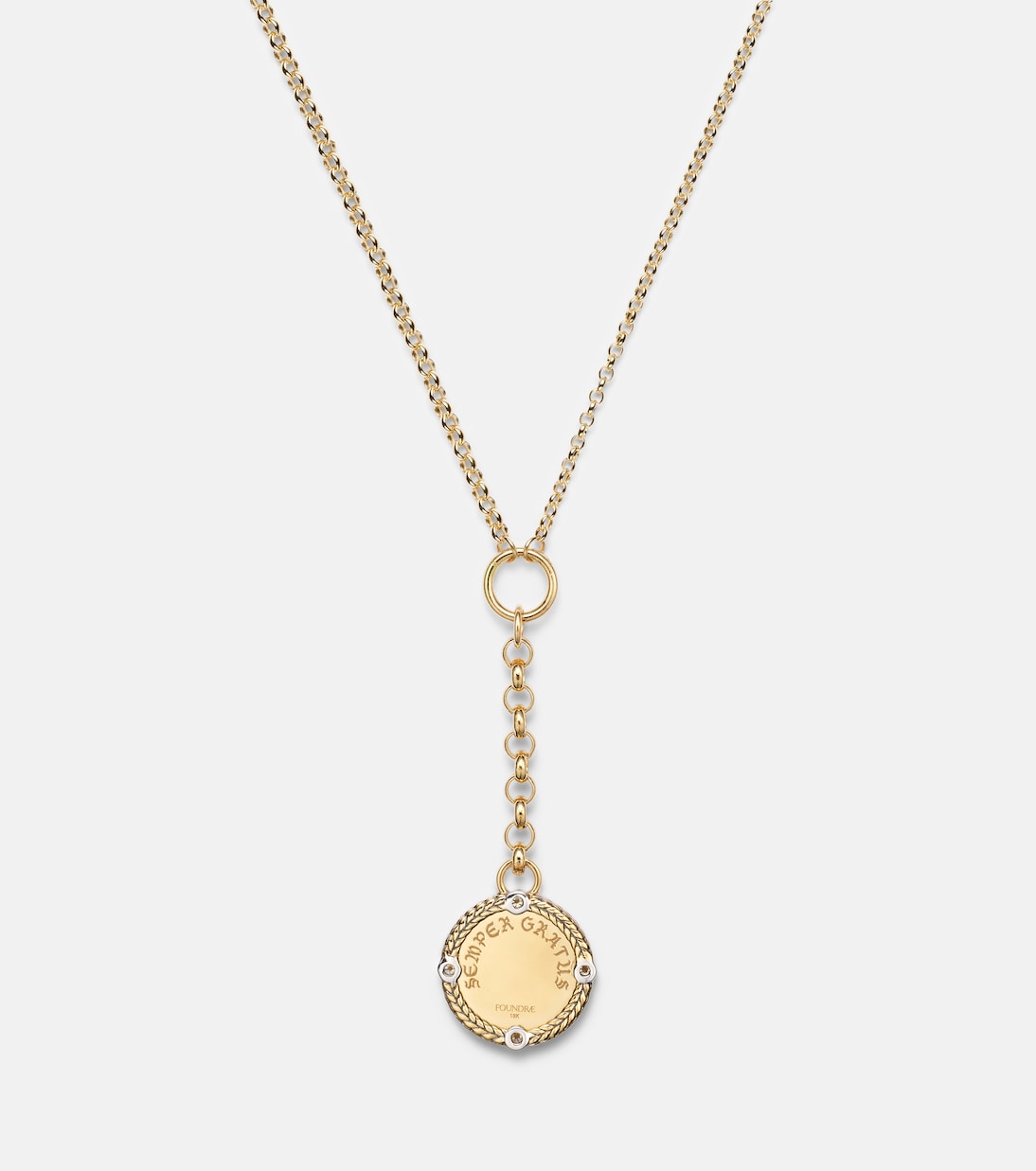 Collana Infinite Gratitude in oro 18kt con diamanti | FoundRae