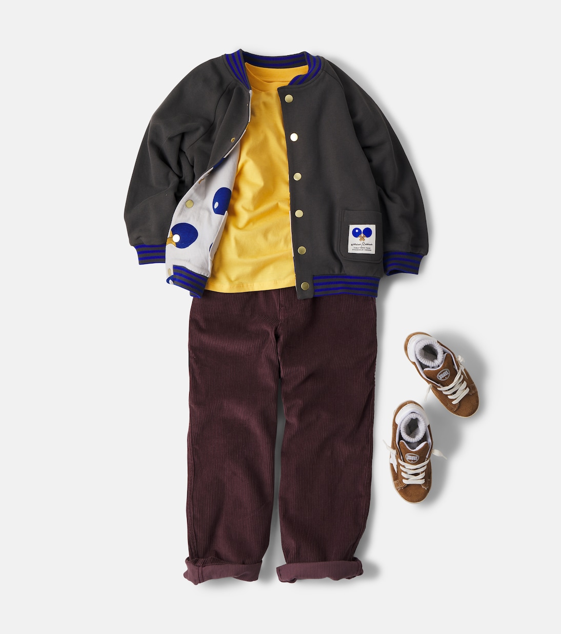 Table Tennis Team cotton jersey cardigan | Mini Rodini