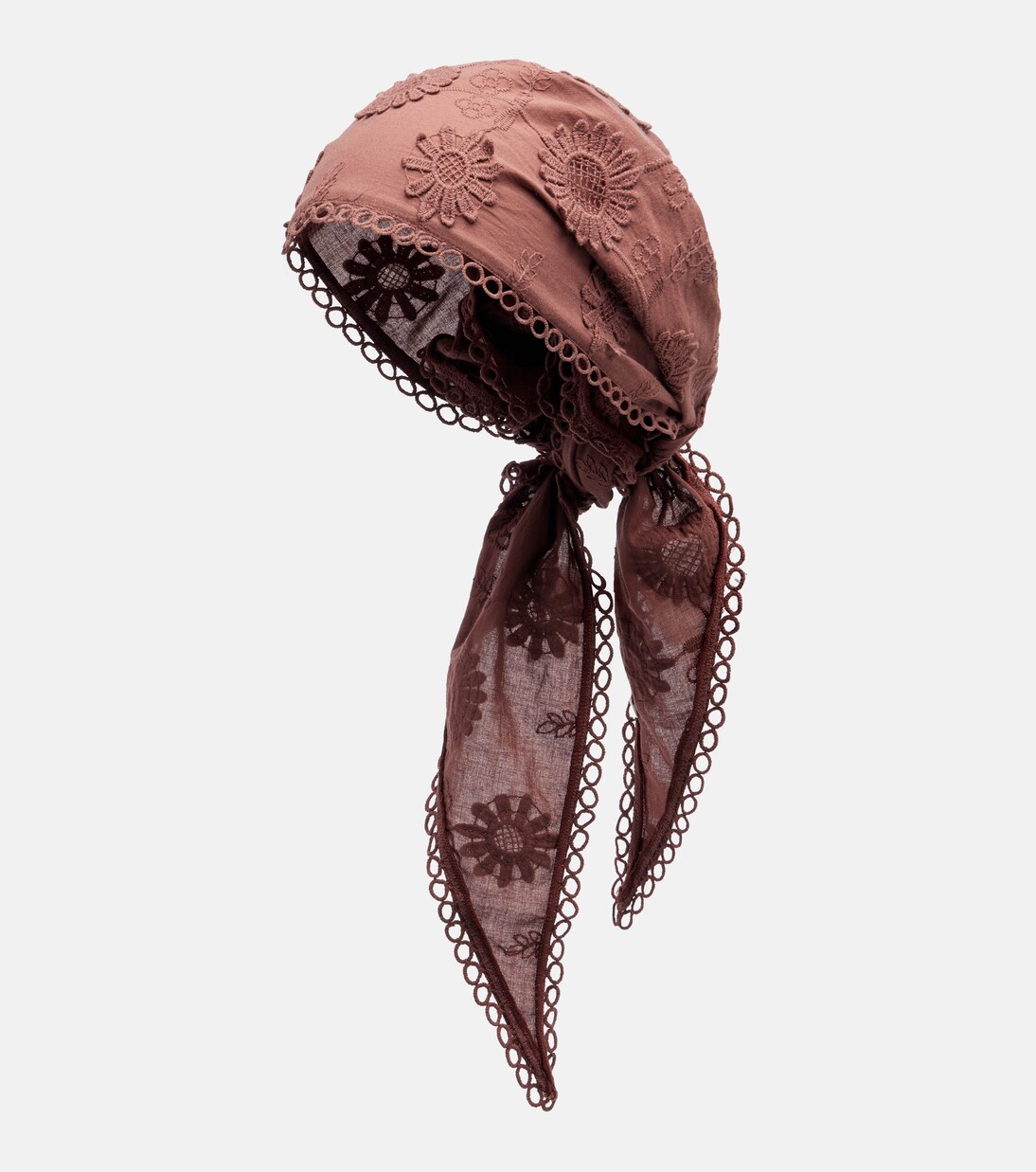 Aura embroidered cotton scarf | Poupette St Barth
