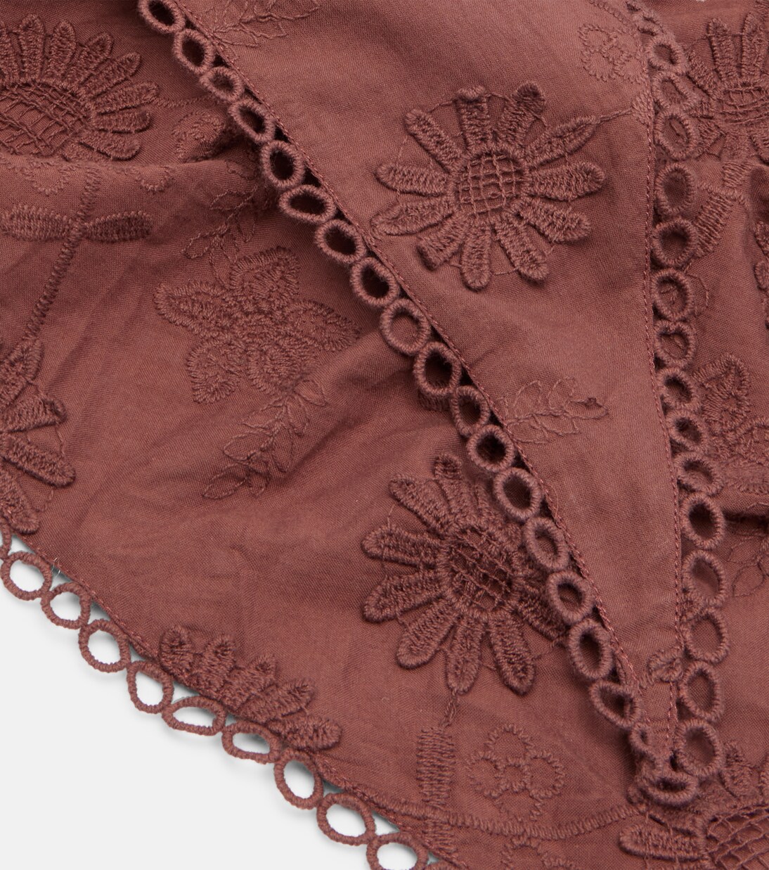 Aura embroidered cotton scarf | Poupette St Barth