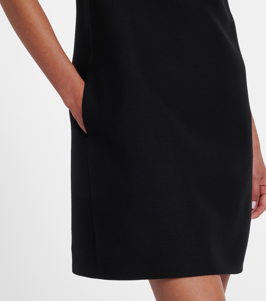 Crepe Couture embellished wool and silk minidress | Valentino