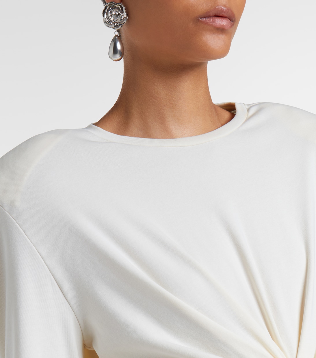 Cropped-Top aus Jersey  | Magda Butrym
