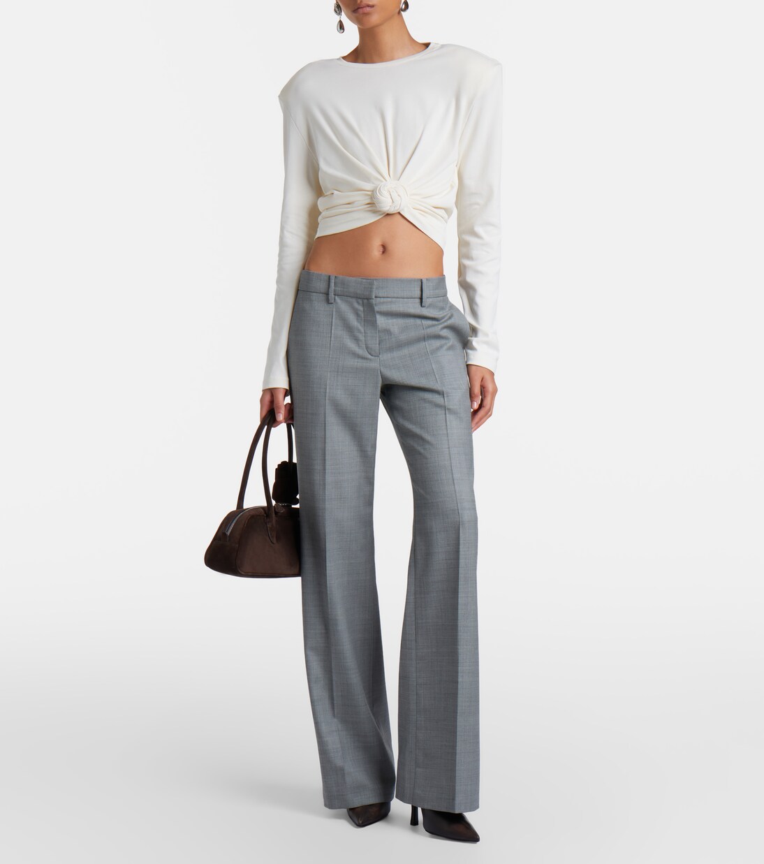 Cropped-Top aus Jersey  | Magda Butrym