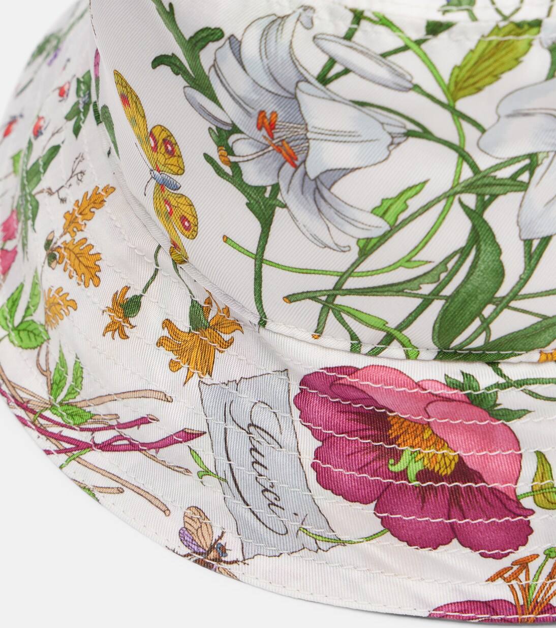Floral silk bucket hat | Gucci