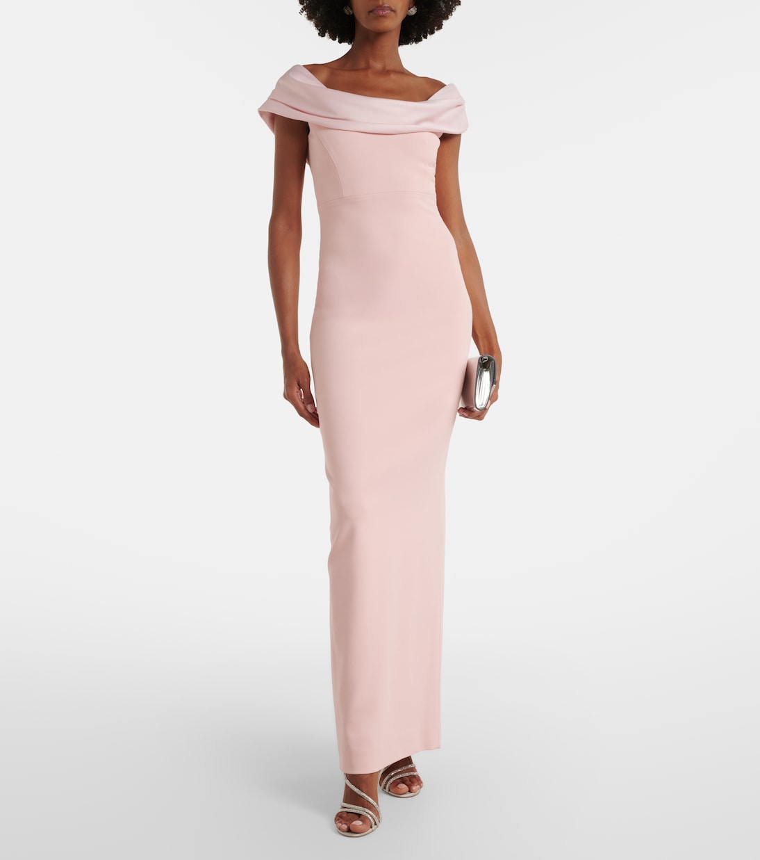 Robe Adele à finitions en satin | Solace London
