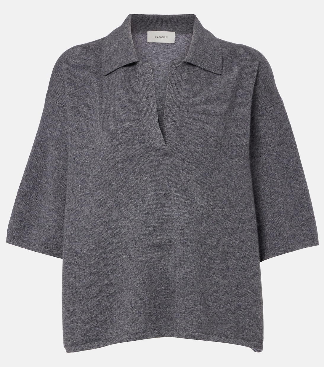 Neela cashmere polo sweater | Lisa Yang