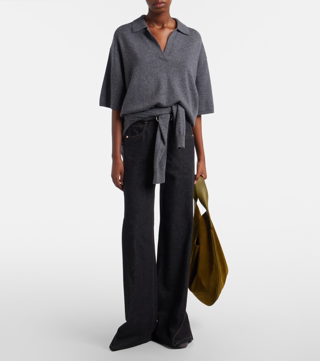 Neela cashmere polo sweater | Lisa Yang
