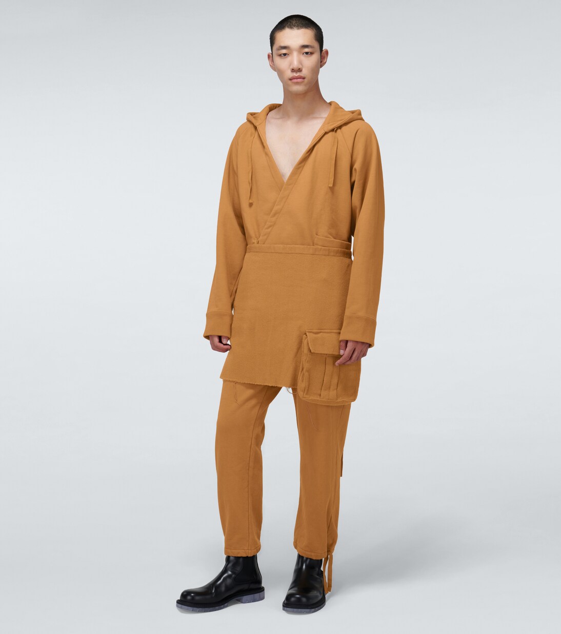 Wool apron with pocket | Undercover