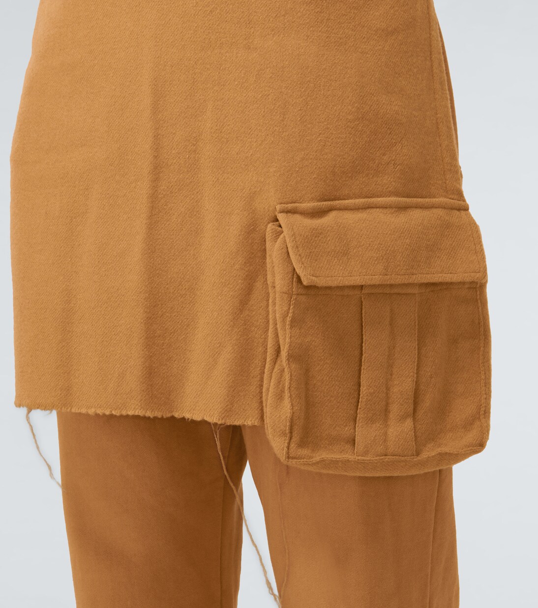 Wool apron with pocket | Undercover