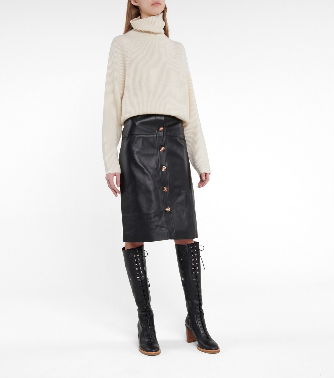 Midirock Anna aus Leder | Gabriela Hearst