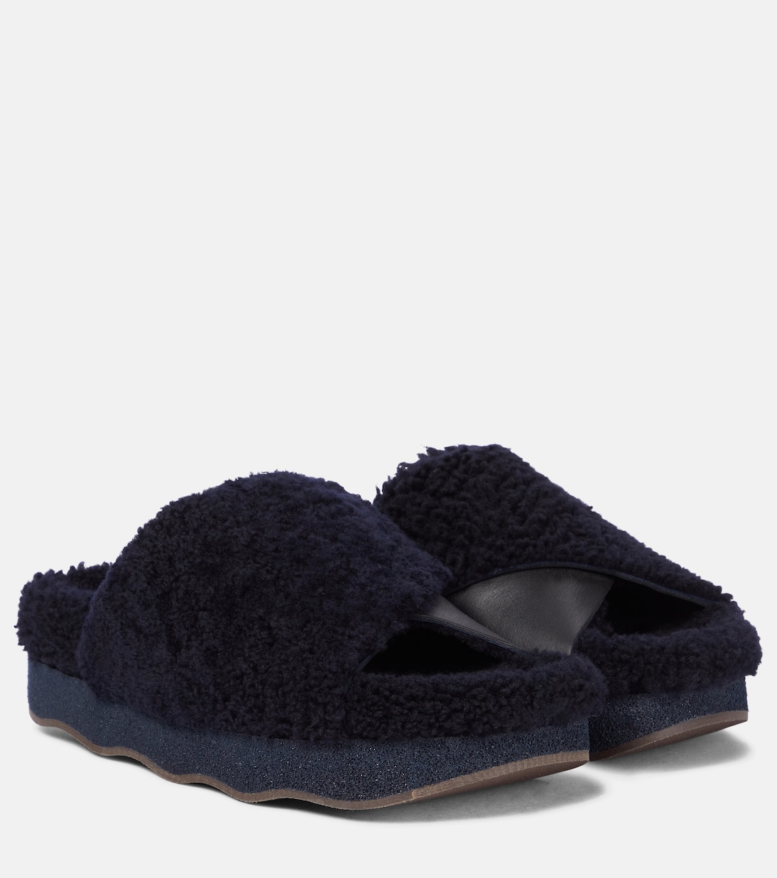Pantoletten Wavy aus Shearling | Chloé