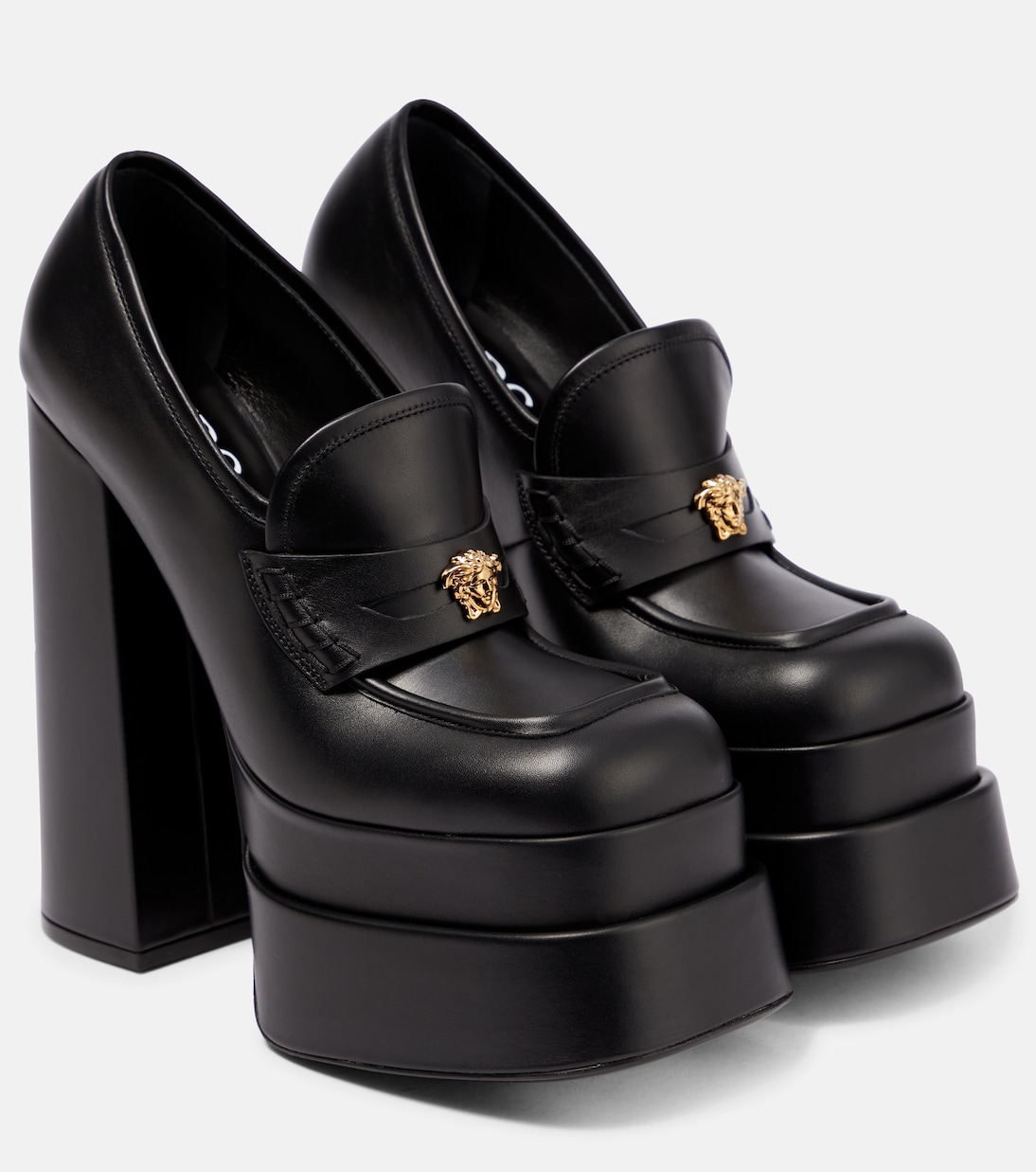 Loafer-Pumps Aevitas aus Leder | Versace