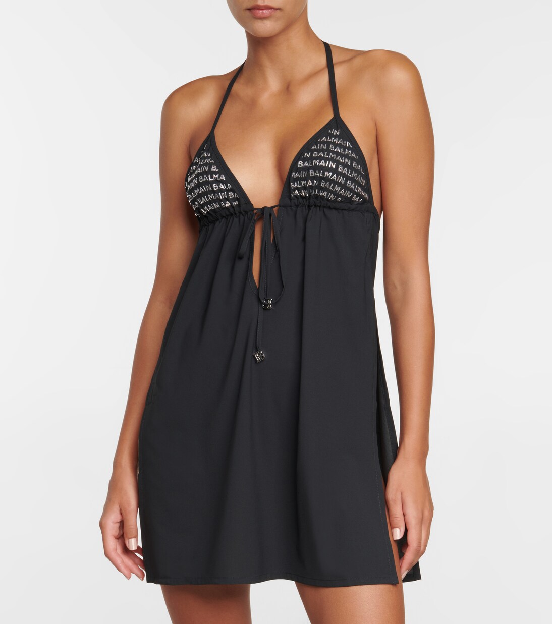 임벨리시드 홀터넥 미니드레스 | Balmain