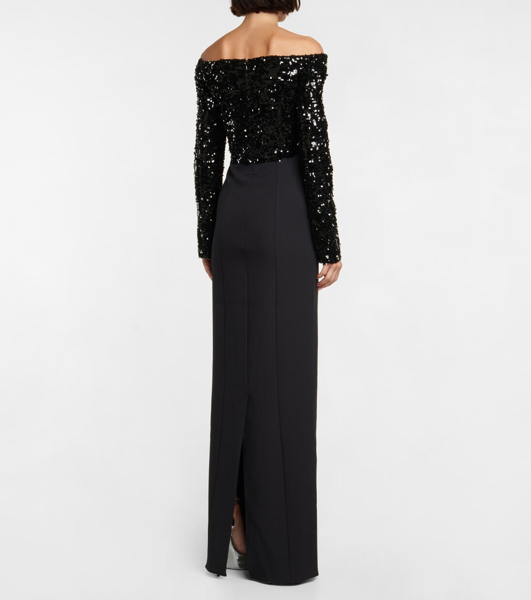 Robe Liza aus Crêpe | Safiyaa