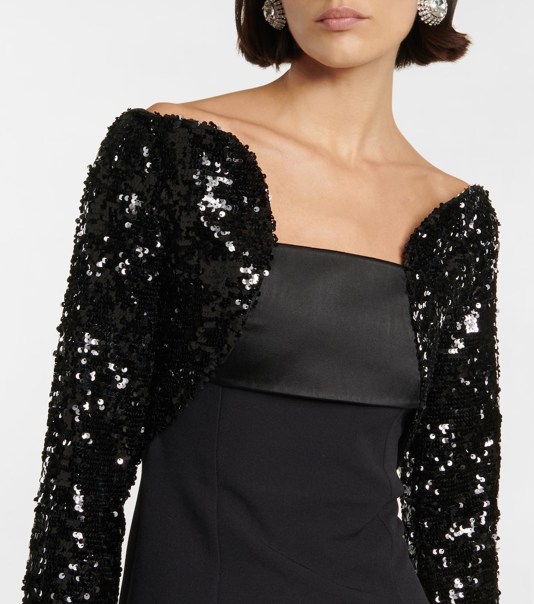 Robe Liza aus Crêpe | Safiyaa