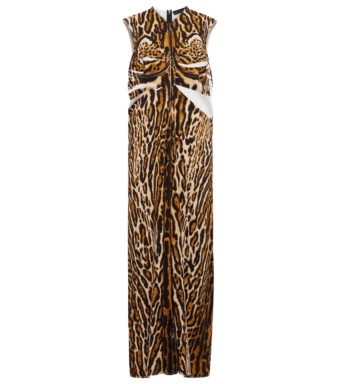 Leopard-print crêpe maxi dress | Proenza Schouler