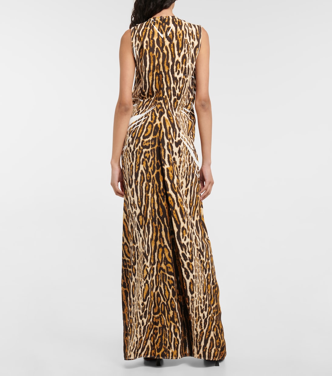 Leopard-print crêpe maxi dress | Proenza Schouler