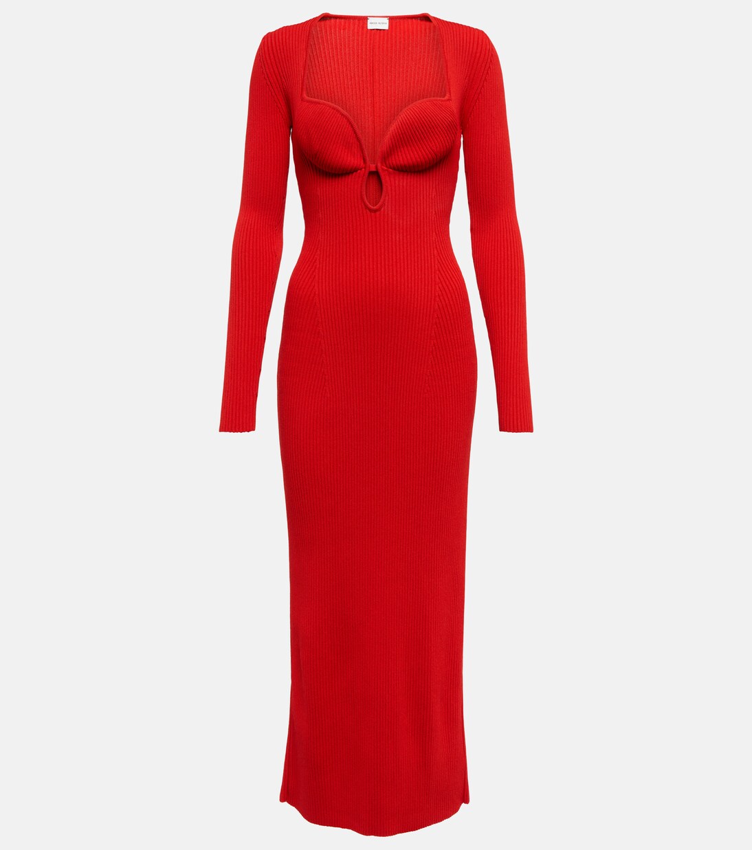 Cutout ribbed-knit midi dress | Magda Butrym