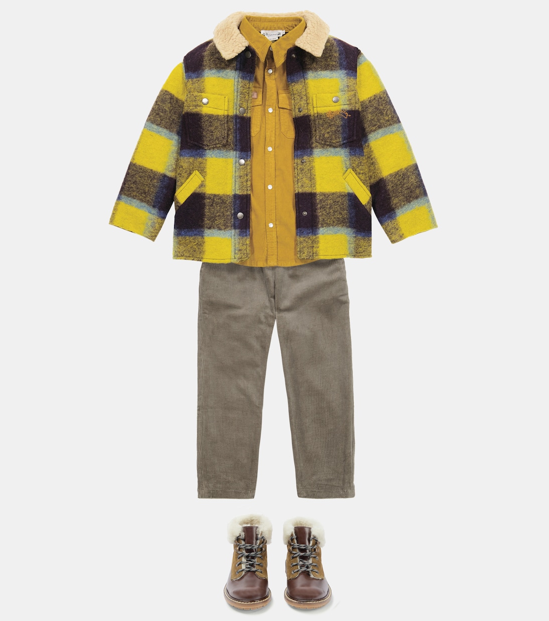 Baya wool-blend tartan coat | Bonpoint