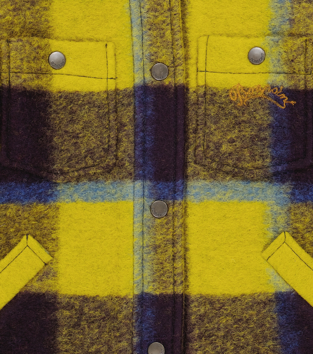 Baya wool-blend tartan coat | Bonpoint